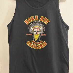 Hoka Hey Motorcycle Challenge Sleeveless Shirt Muscle Tank Size Large/XL - Read